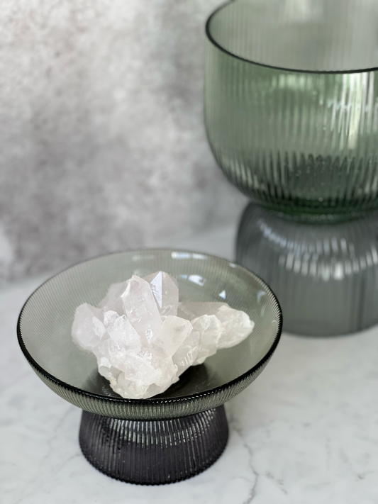 Clear Crystal Quartz Cluster