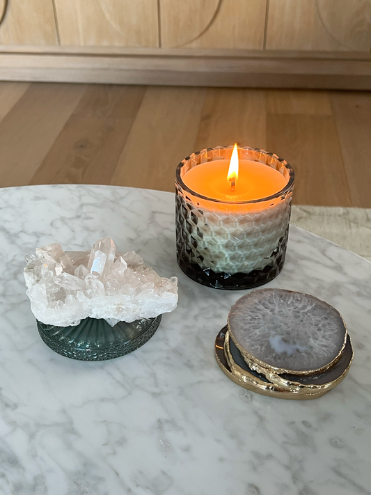 Clear Crystal Quartz Cluster