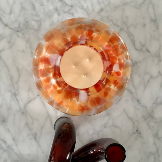 Magic Mushroom Candle Lamp - Blood Orange