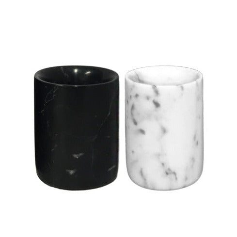 Black and White Carrara Marble Piccolo