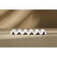 Squiggle Concrete Ornament Tray - White