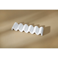 Squiggle Concrete Ornament Tray - White