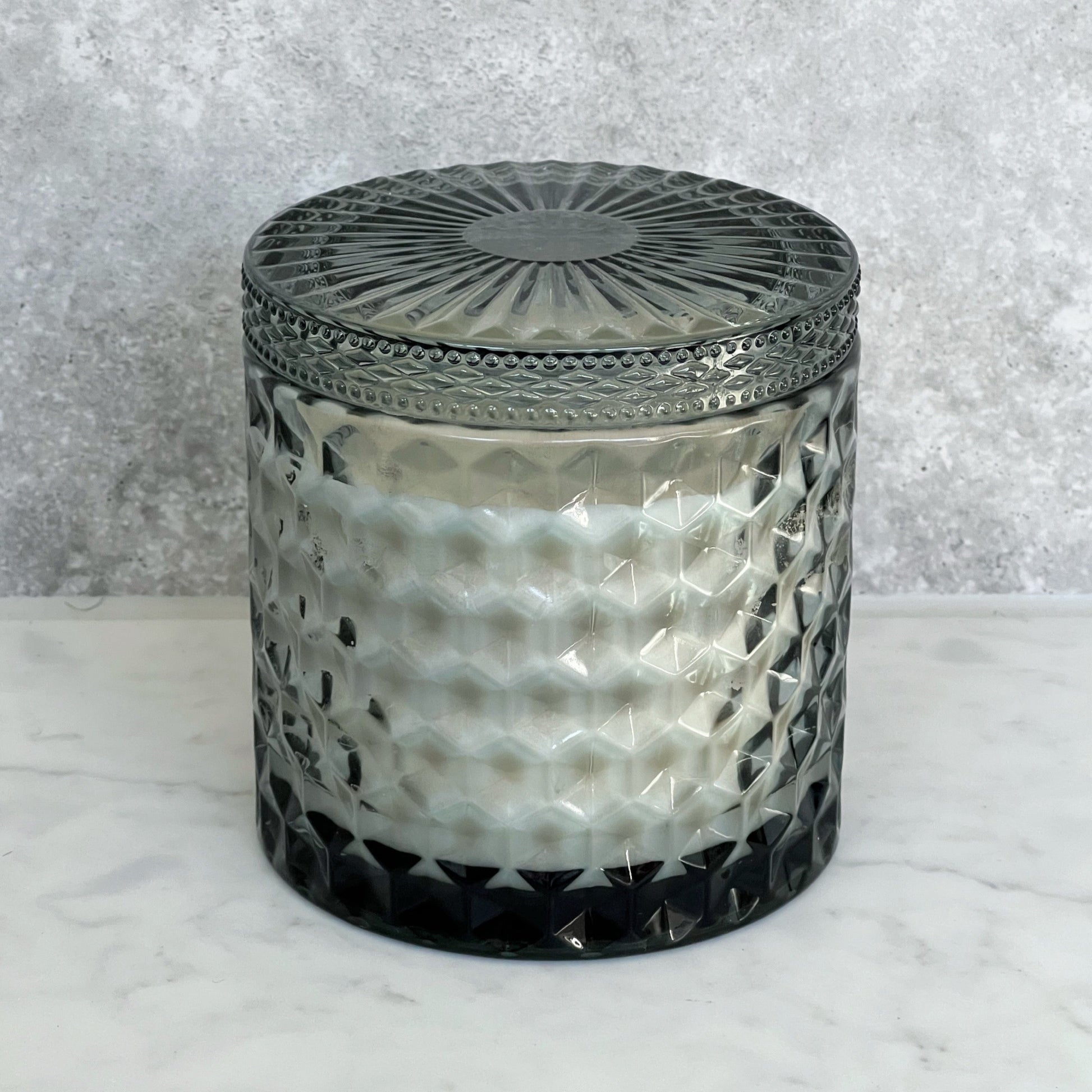 Smokey green candle