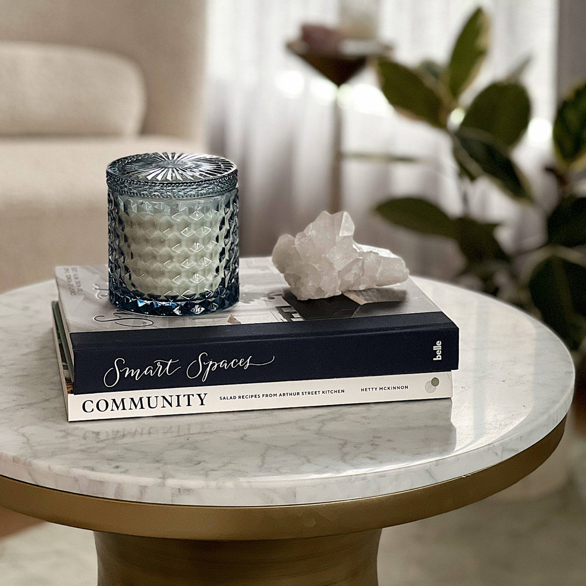 Midnight blue cande