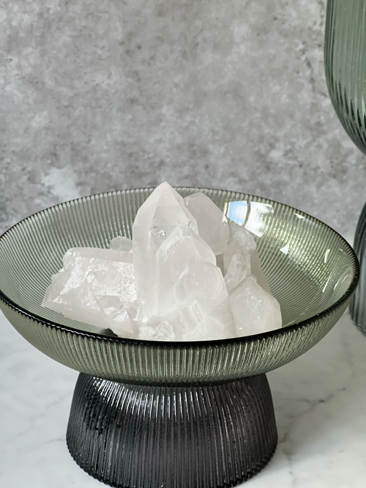 Clear Crystal Quartz Cluster