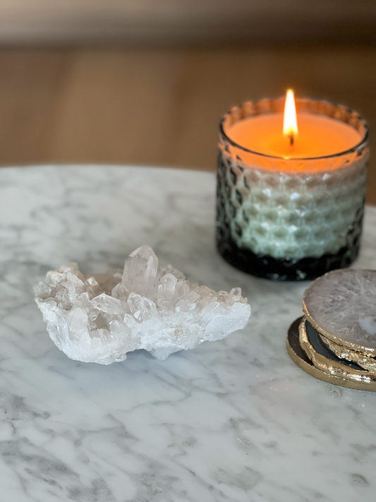 Clear Crystal Quartz Cluster