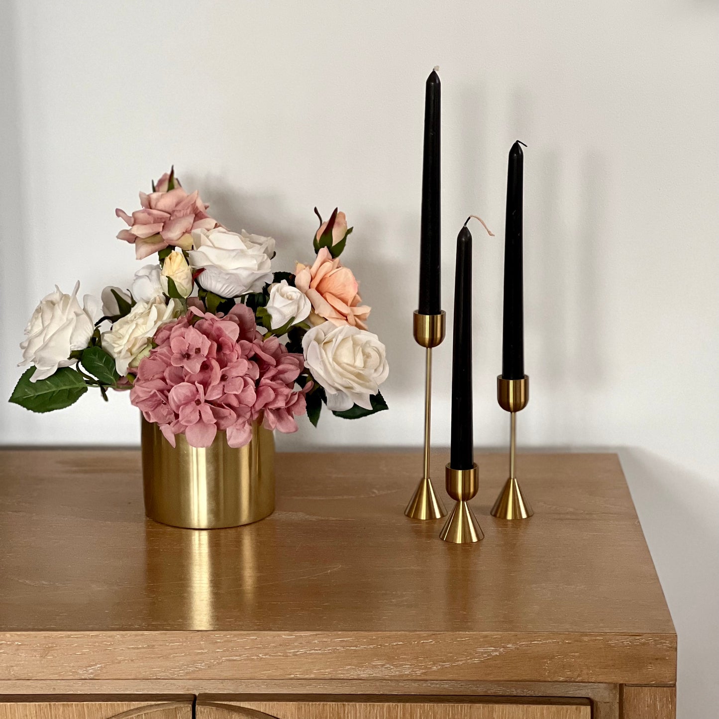 Gold Candle Holder Set