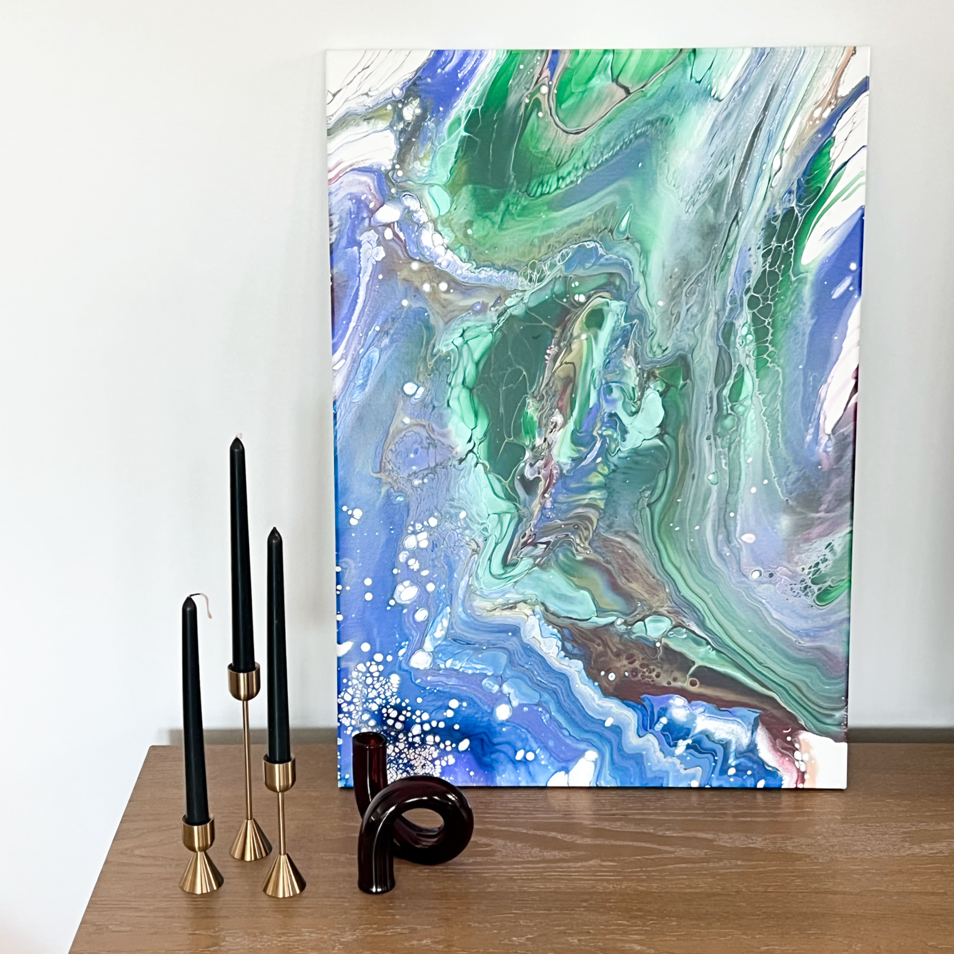Agate of Emerald & Blue