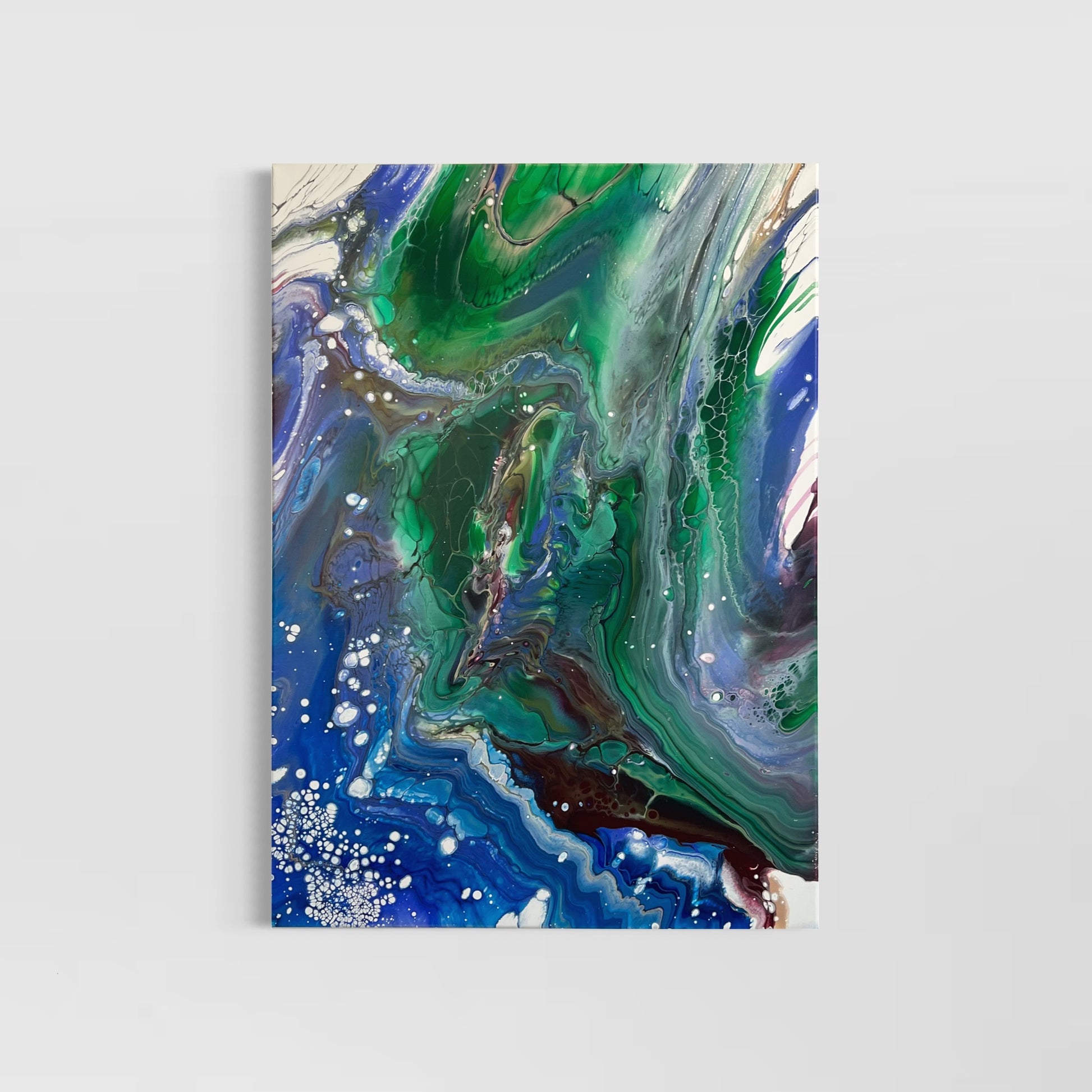 Agate of Emerald & Blue